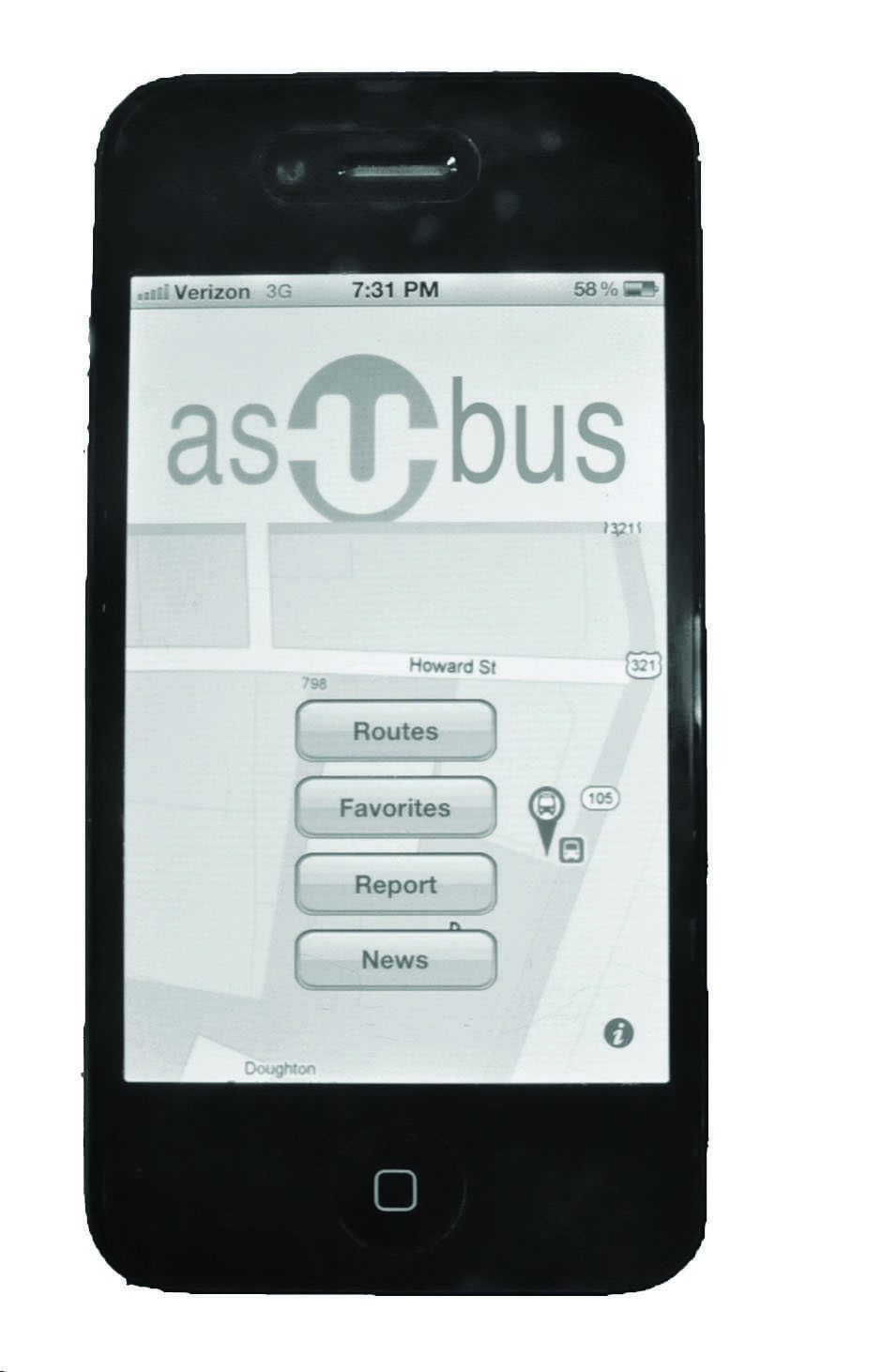 The AsUBus smartphone app was created by sophomore computer science major Brian Clee. The app, which allows students to conveniently access AppalCart information, has already achieved over 500 downloads.