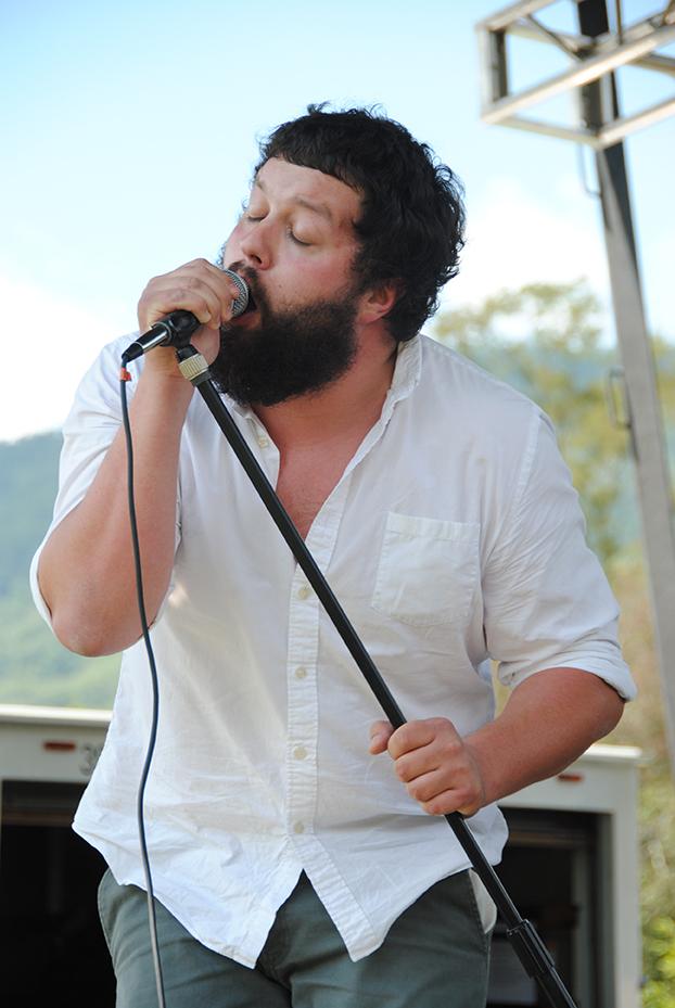 Naked Gods vocalist Seth Sullivan performs at Railroad Earth's Music on the Mountaintop Saturday, Aug. 25. They will perform at Hopscotch Music Festival in Raleigh Saturday. Olivia Wilkes | The Appalachian