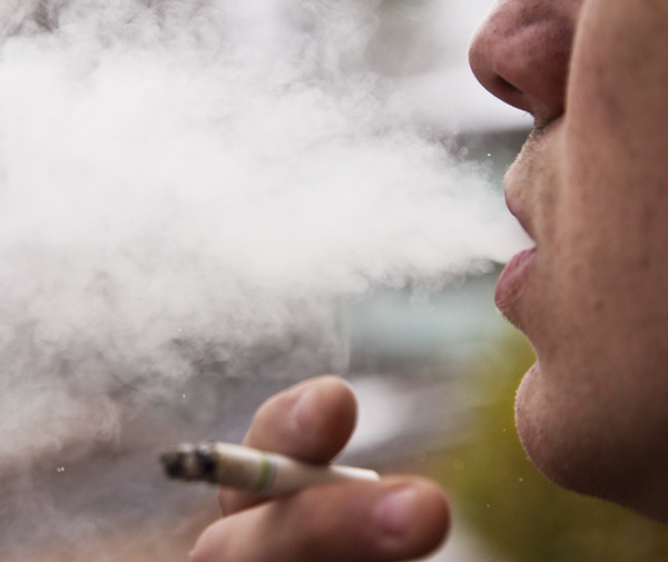 According to a study recently conducted by the Wellness Center, 7 percent of Appalachian students smoke daily and  17 percent smoke at least one cigarette once a month. Photo Illustration by Paul Heckert | The Appalachian 