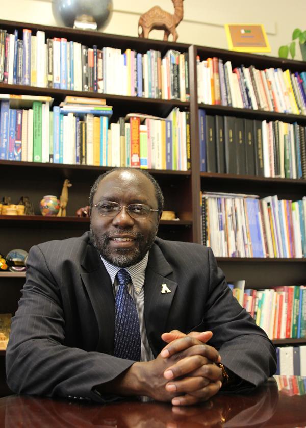 Dr. Lutabningwa is the Associate Vice Chancellor of international education and development, he is representing Appalachian in implementing the TEA program this fall. The TEA program currently hosts 21 fellows from 17 different countries and provides a 6 week long program provideing workshops and training along with a partnership with local teachers. Paul Heckert | The Appalachian