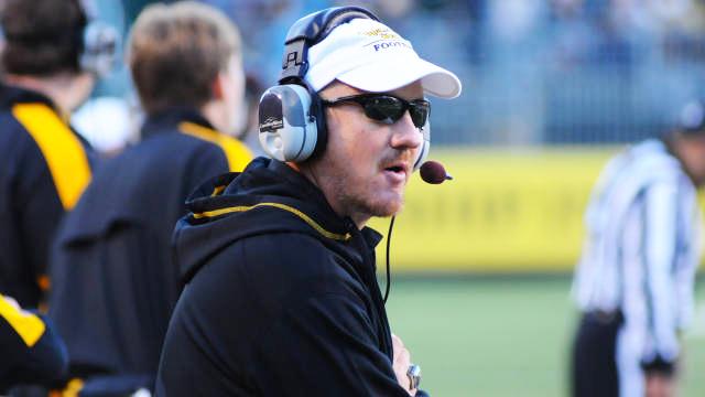 Mark Speir coached for the Mountaineers for nine seasons and served as recruiting coordinator from 2004 to December 2011, when he was hired as head coach for Western Carolina. Photo Courtesy GoASu