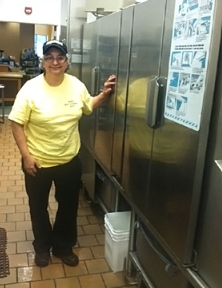 Susan Shearin has been working with Appalachian Food Services for the past five years.  Stephanie Sansoucy  |  The Appalachian