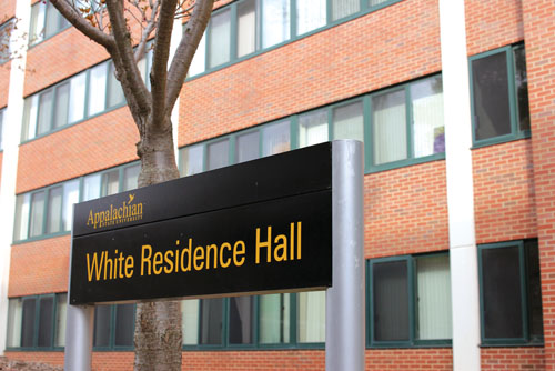 A student was found dead in White Residence Hall Wednesday afternoon. No foul play is expected.  Paul Heckert  |  The Appalachian