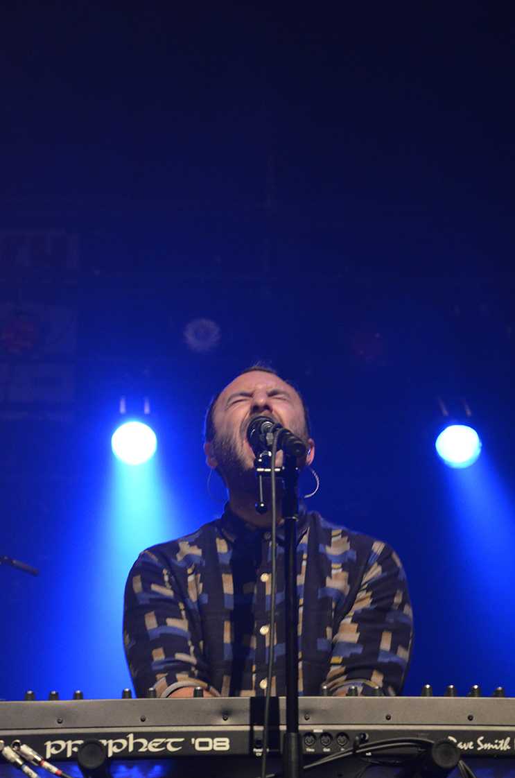 Local Natives' keyboardist Kelcey Ayer performs at the Hopscotch Music Festival last weekend in Raleigh. Several Appalachian State University students traveled from Boone to attened the three-day event. Photo by Bowen Jones  |  The Appalachian