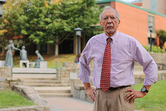 James Barnes, a professor in the government and justice studies department, begins as the university's interim ombud. The university Ombuds Office  provides an independent and confidential environment for students, faculty and staff who need to discuss campus-related problems. Photo by Molly Cogburn  |  The Appalachian