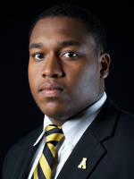 Junior defensive lineman Robert Blair was arrested on a charge of driving after consuming alcohol underage just before 3 a.m. on Sept 11. Photo courtesy of appstatesports.com