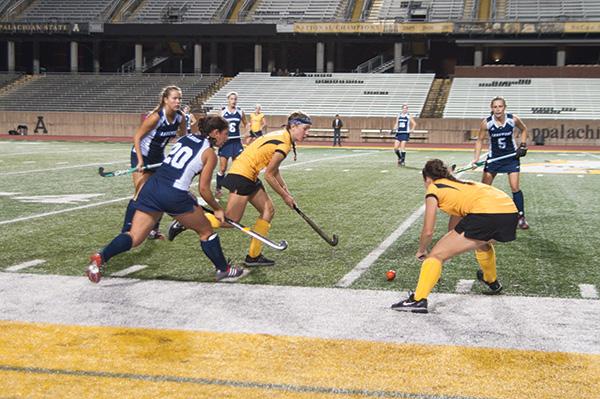 Construction on a new field hockey stadium began earlier this fall. Photo by Nicole Debartolo  |  The Appalachian