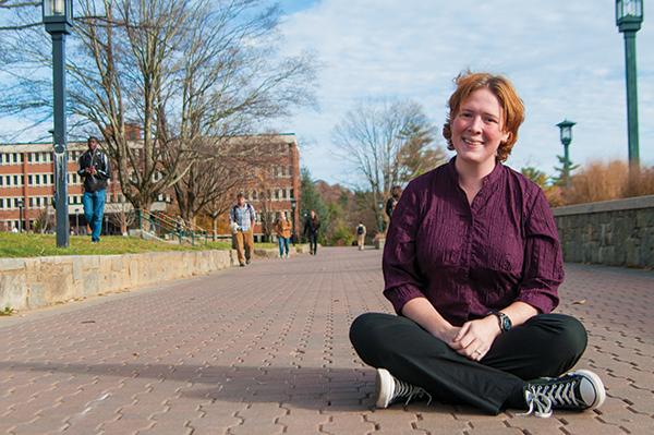 Graduate student Sarah Magness was homeless for several months before attending Appalachian. Photo by Molly Cogburn  |  The Appalachian
