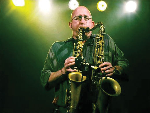 The Jazz Ensemble I concert this Saturday will showcase Dave Matthews Band’s saxophonist Jeff Coffin, pictured above. Photo courtesy of Scarlett Fox