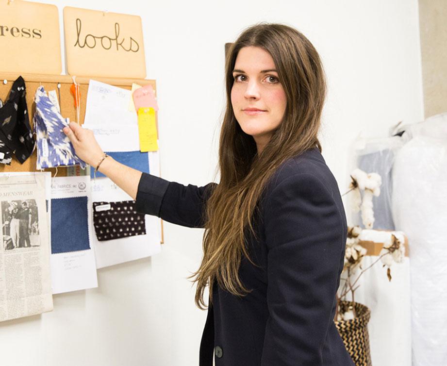 Appalachian alumna Stephanie Beard branched out of the corporate fashion world to start her own fashion and accessory brand called Esby. Beard used Kickstarter and raised more than $20,000 in funds for her fashion line. Photo courtesy of Sharon Clark.